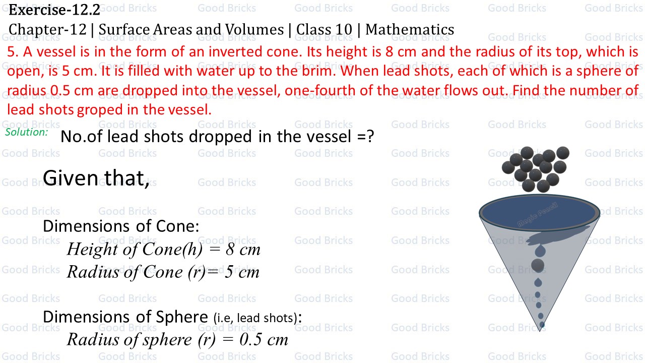 Chapter-12-Surface Areas and Volumes-exercise12.2-5-p1