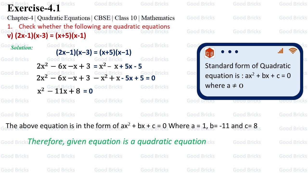 Chapter-4-Quadratic Equations-exercise4.1-1(v)><br>	
	</div>
	    	
  
  </div>
</div>
<br><br>
<!--feed back and comment starts here-->

<div class=