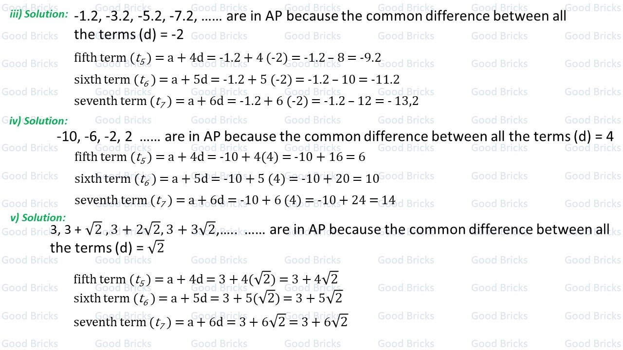 Chapter-5-Arithmatic Progression-exercise5.1-4