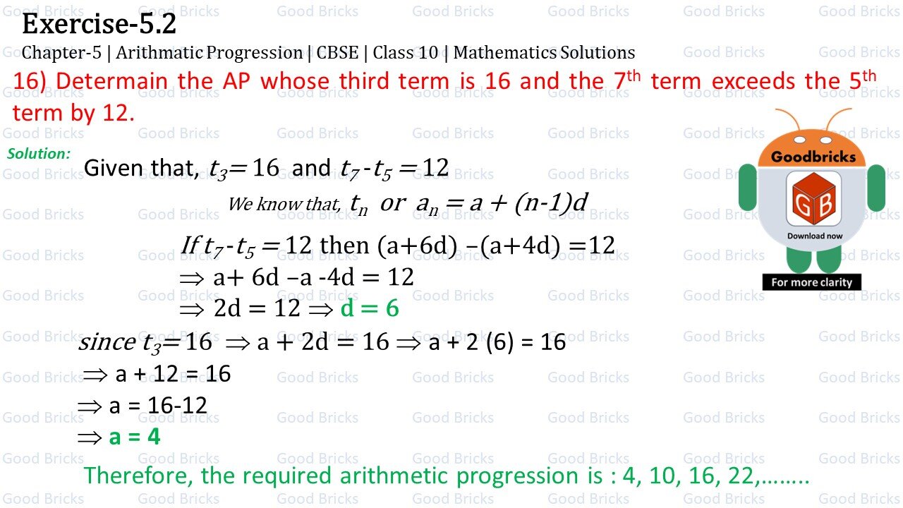 Chapter-5-Arithmatic Progression-exercise5.2-16