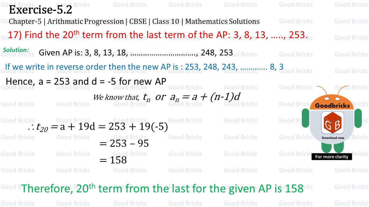 Chapter-5-Arithmatic Progression-exercise5.2-17