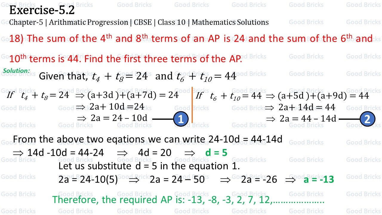 Chapter-5-Arithmatic Progression-exercise5.2-18