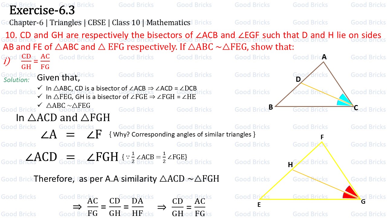 Chapter-6-Triangles-exercise6.3-10-(i)