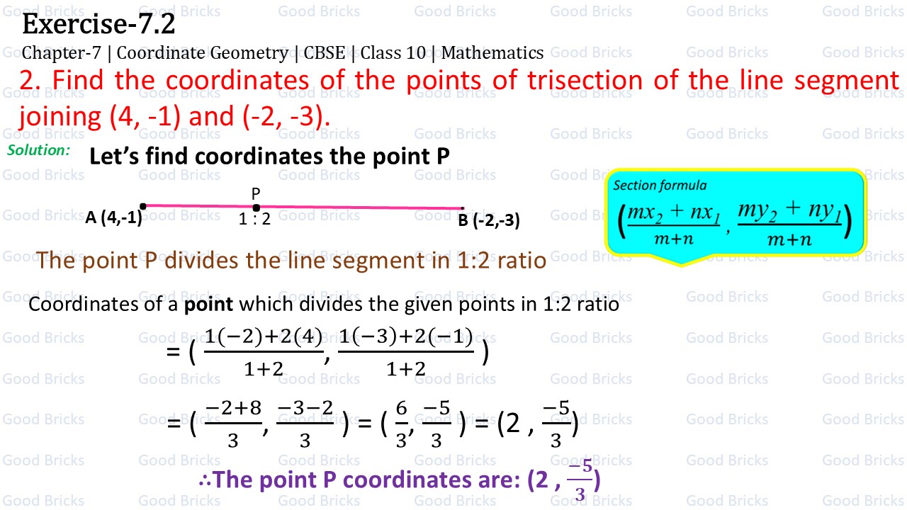 Chapter-7-Coordinate Geometry-exercise7.2-2-p1