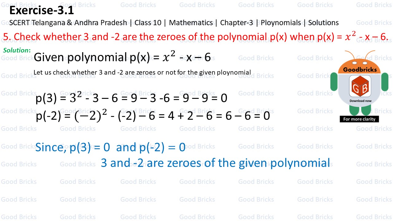 Chapter-3-Polynomials-excercise3.1-5