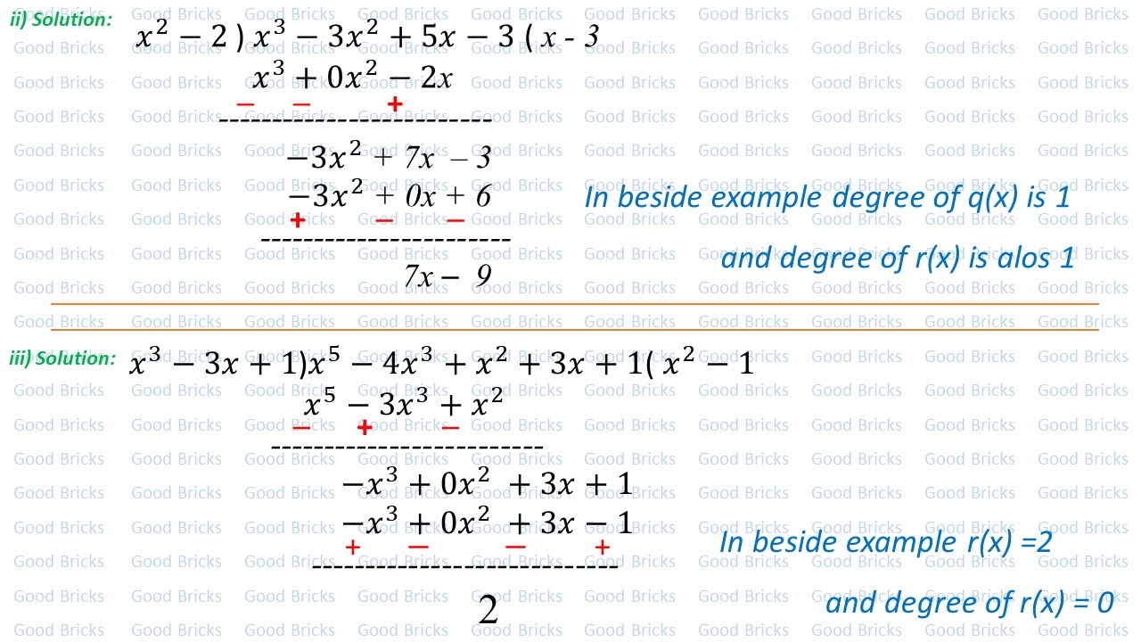 Chapter-3-Polynomials-excercise3.4-5(ii),(iii)