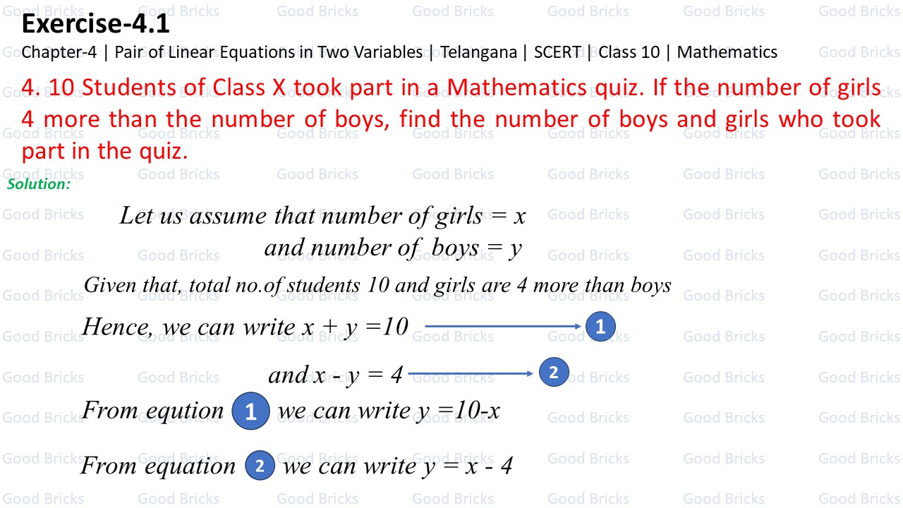Chapter-4-Pair of Linear Equations-excercise4.1-4-p1