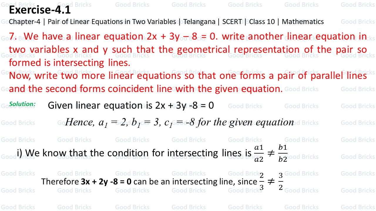 Chapter-4-Pair of Linear Equations-excercise4.1-7-p1