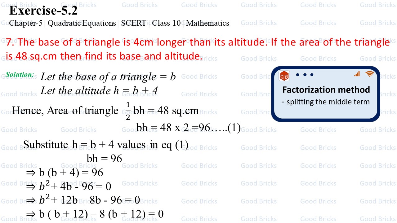 Chapter-5-Quadratic Equations-excercise5.2-7-p1