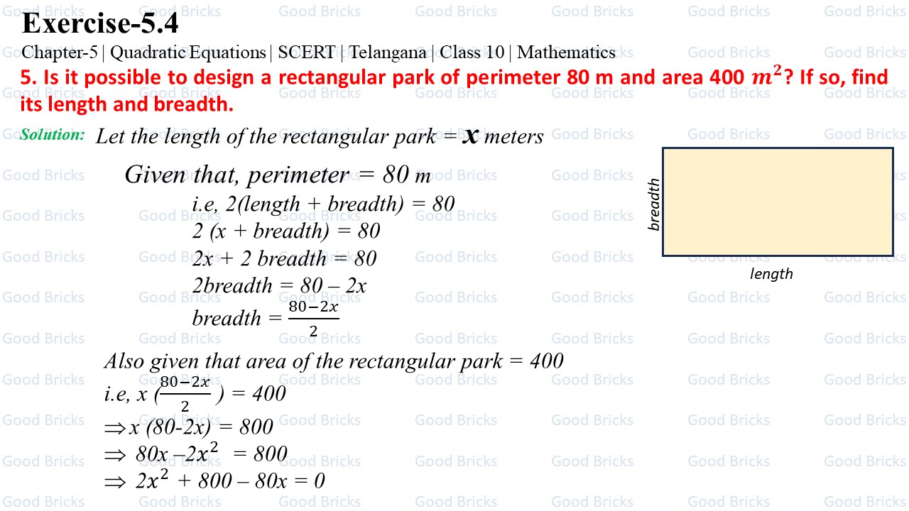 Chapter-5-Quadratic Equations-excercise5.4-5-p1