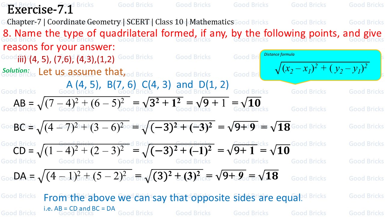 Chapter-7-Coordinate Geometry-excercise7.1-8(iii)-p1