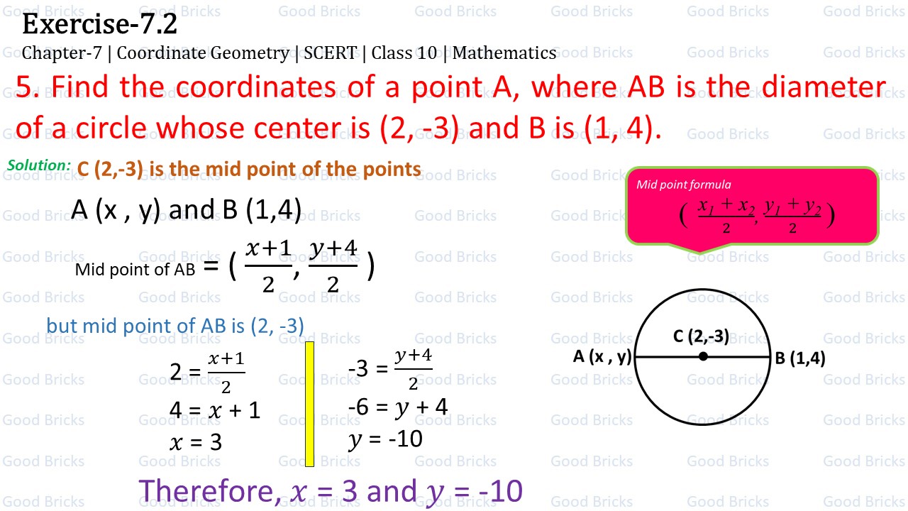 Chapter-7-Coordinate Geometry-excercise7.2-5
