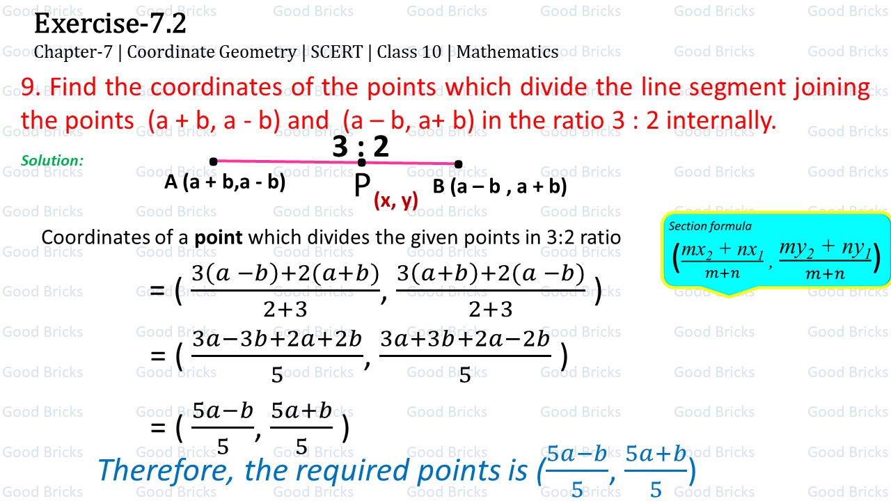 Chapter-7-Coordinate Geometry-excercise7.2-9